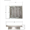 804 Windows filter 172mm 150mm 120mm